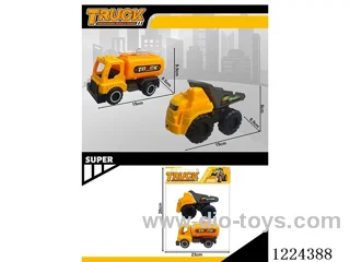 free wheel engineering vehicles 2PCS