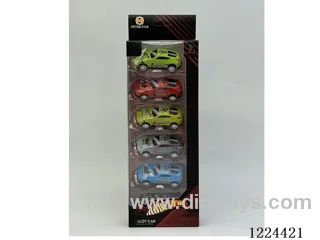 1:64 pull back alloy car 6PCS
