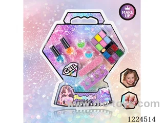 DIY Nail Polish Set + Glitter 8 Colors Eyeshadow Rubbing Strip Separator