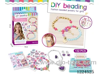 DIY Beads / Key Bracelet / Crystal Necklace / Butterfly Tattoo Stickers