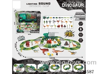 B/O Dinosaur Track/Stowage Engineering Car w/ B/O Train 231PCS