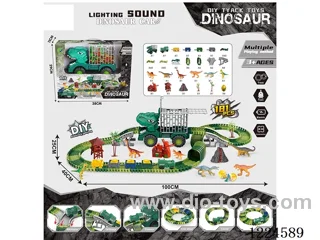 B/O Dinosaur Track/Stowage Engineering Car w/ B/O Train 181PCS