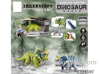 B/O Triceratops W L/M Included battery