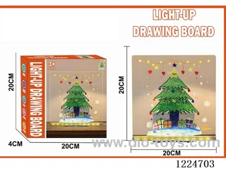 Medium acrylic fluorescent panel-Christmas tree