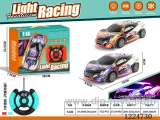 4ch 27MHZ rc car with light 1：18 not included battery