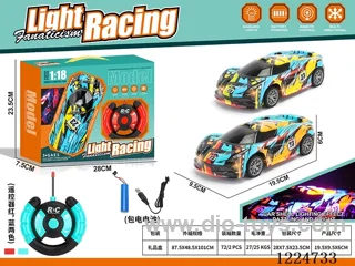 4ch 27MHZ rc car with light 1：18 included battery