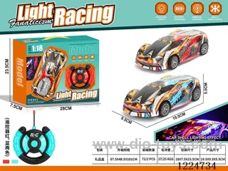 4ch 27MHZ rc car with light 1：18 not included battery