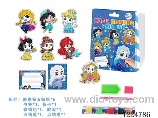 Princess diamond stickers (with bookmarks, greeting cards)