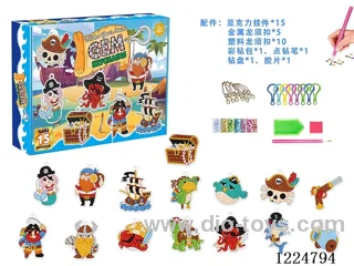Acrylic--Pirate Diamond Sticker Pendant(15 models)