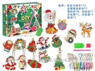 Acrylic - Christmas Diamond Sticker Pendant(15 models)