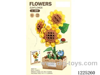 3D Wooden Jigsaw Puzzle Flower Series 115 PCS