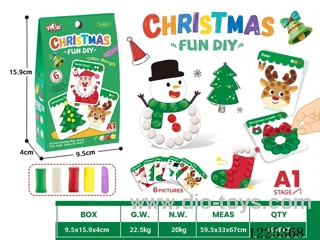 Christmas DIY Colorful Clay