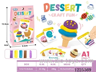 Dessert DIY Colorful Clay