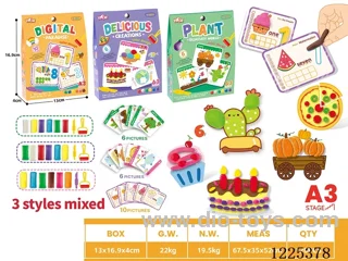 Digital/Gourmet/Plants DIY Colorful Clay Mixed Pack