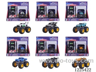 Pull back alloy car gas station set with sound included 3*AG13