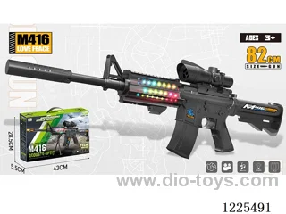 M416 B/O Gun W L/M + Conch 8 times mirror+ Upgrade w/ Silencer 82CM