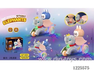 B/O Flying elephant labubu not included 3*AA 2 colors mixed