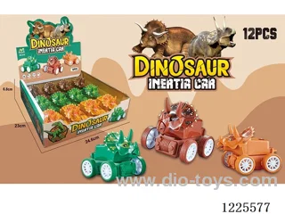 inertia 4WD dinosaur car 12PCS