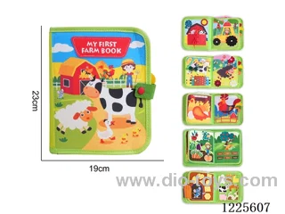 Montessori Early Learning for Kids - Felt Farm Quiet Book