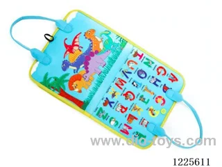 Montessori Early Learning for Kids - Felt 3 Page Dinosaur Busy Board