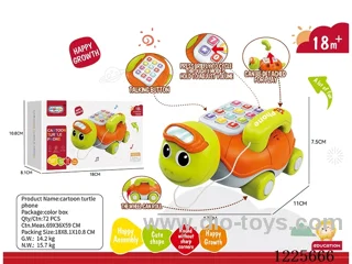 Turtle Telephone Car with Music (3*AAA)