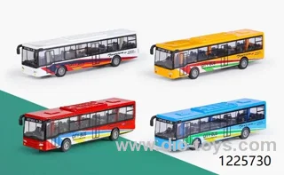 Alloy pull-back bus (4 colors) in window box