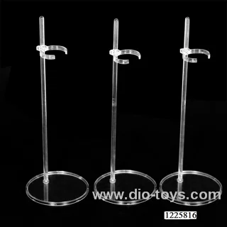 Barbie transparent stand in opp bag