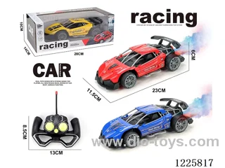 1:16 5 ch rc car with spray not included battery 2 colors mixed