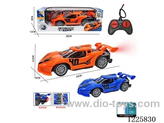 1:16 4ch rc car with light /spray included battery