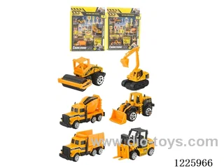 Alloy Freewheel Engineering Vehicle Set(2 Mixed)