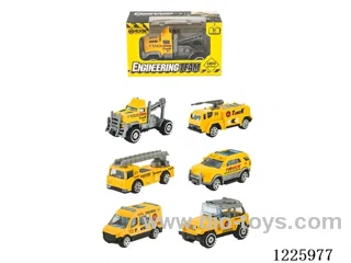Alloy Freewheel Engineering Vehicle (6 mixed)