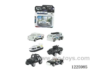 Alloy Scooter Police Vehicle (6 mixed)