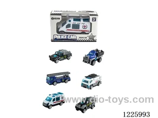 Alloy Scooter Police Vehicle (6 mixed)
