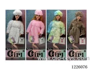 4 mixed 11.5 inch 11 Joints Barbie