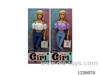 2 mixed 11.5 inch 11 Joints Barbie