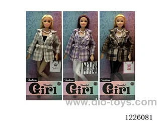 3 mixed 11.5 inch 11 Joints Barbie