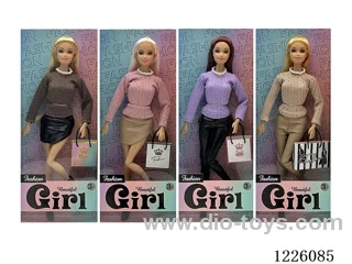 4 mixed 11.5 inch 11 Joints Barbie