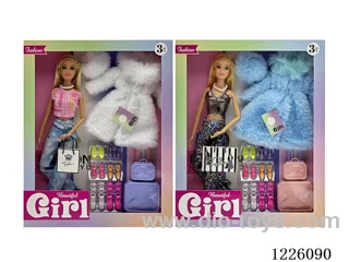2 mixed 11.5 inch 11 Joints Barbie set