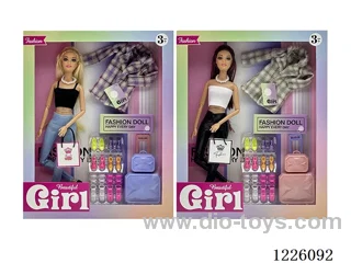 2 mixed 11.5 inch 11 Joints Barbie set