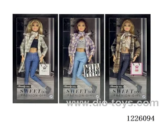 3 mixed 11.5 inch 11 Joints Barbie