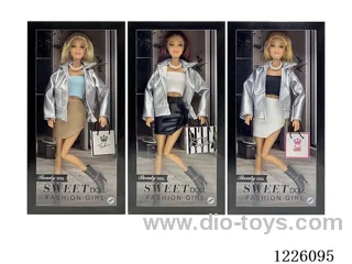 3 mixed 11.5 inch 11 Joints Barbie