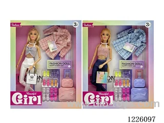2 mixed 11.5 inch 11 Joints Barbie set