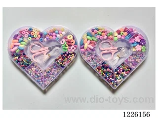 DIY Jewelry Set (4mm Rice Beads + 8mm Round Beads + Colored Beads + Scissors Wire (9 compartments))