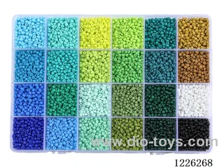 DIY Jewelry Set (3mm Rice Beads + Thread (24 compartments))