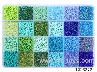 DIY Jewelry Set (3mm Rice Beads + Thread (24 compartments))