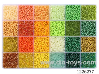 DIY Jewelry Set (3mm Rice Beads + Thread (24 compartments))
