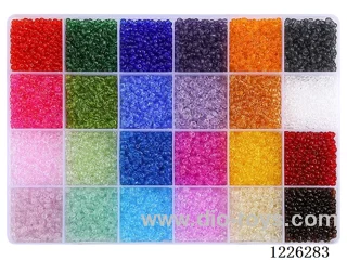 DIY Jewelry Set (3mm Rice Beads + Thread (24 compartments))