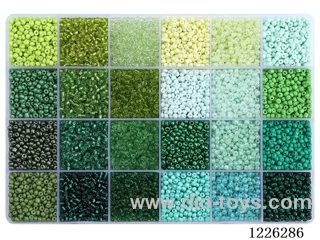 DIY Jewelry Set (3mm Rice Beads + Thread (24 compartments))
