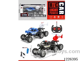 4ch 6-wheel rc car included battery