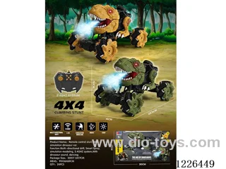 1:18 12ch 2.4G rc stunt car with spray included battery